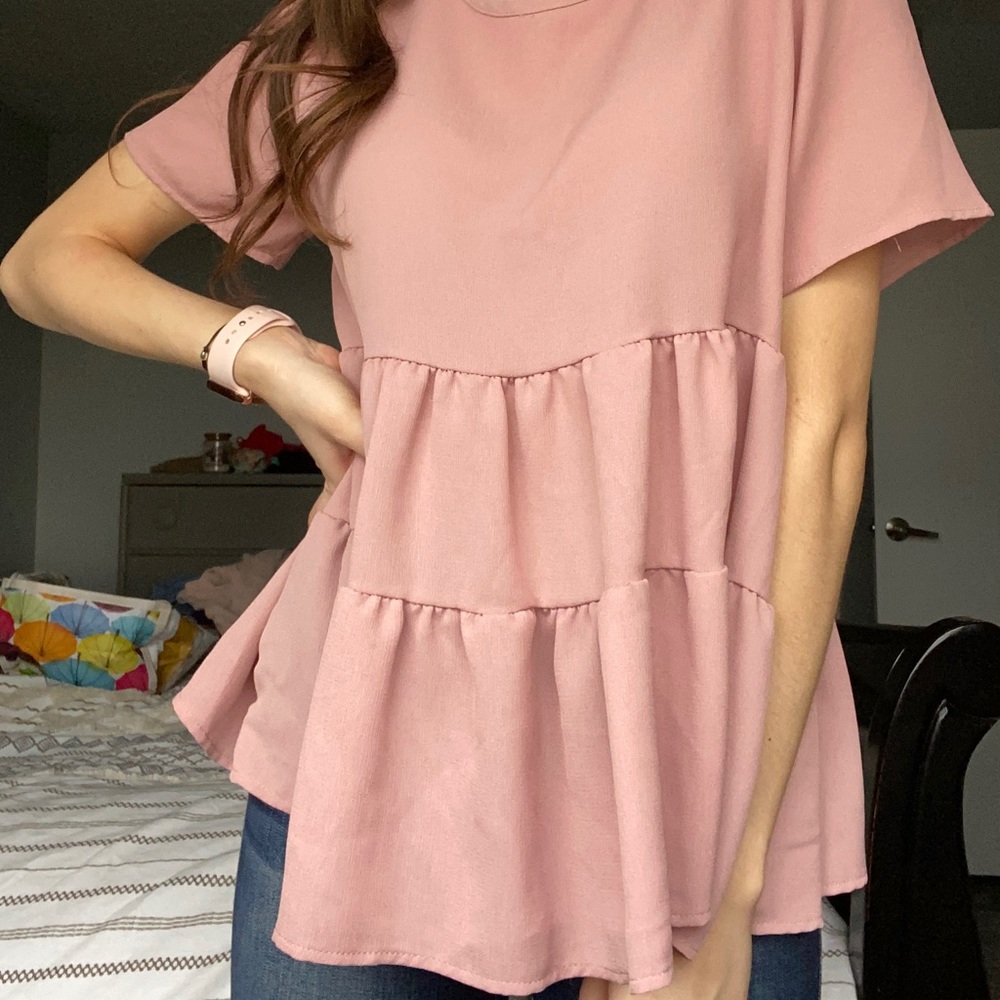 Boho tiered blouse